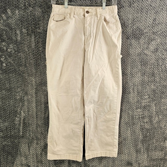 Universal Thread Pants - Universal Thread Womens 2 Beige Highest Rise Wide Leg Pants